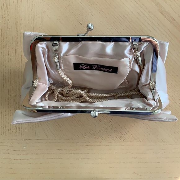 Lulu Townsend Satin Clutch - Picture 8 of 10